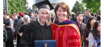 Sonia Brodie and Jodi Edwards receive degrees